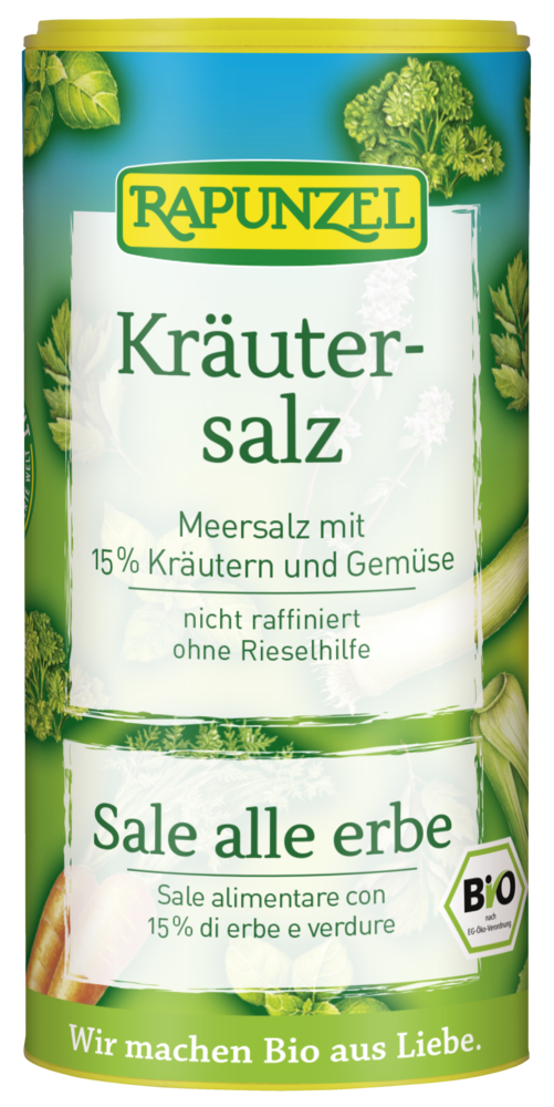 Kräutersalz mit 15% Kräutern und Gemüse
