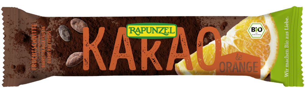 Fruchtschnitte Kakao-Orange