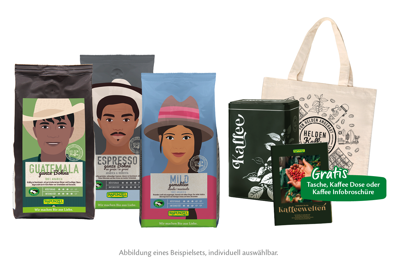 Kaffee-Set gemischt