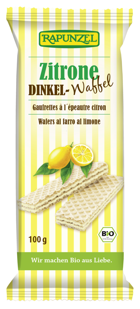 Dinkel-Waffeln Zitrone