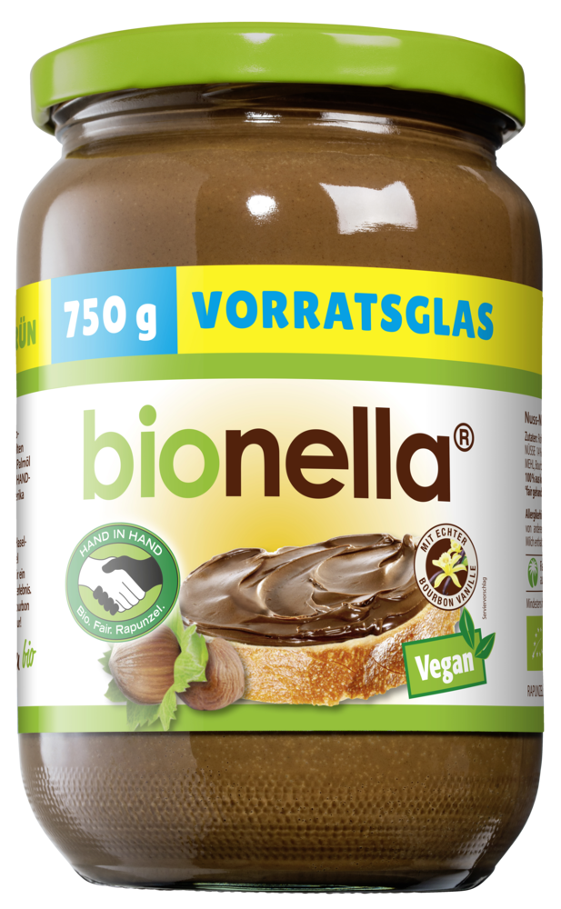 bionella Nussnougat-Creme vegan