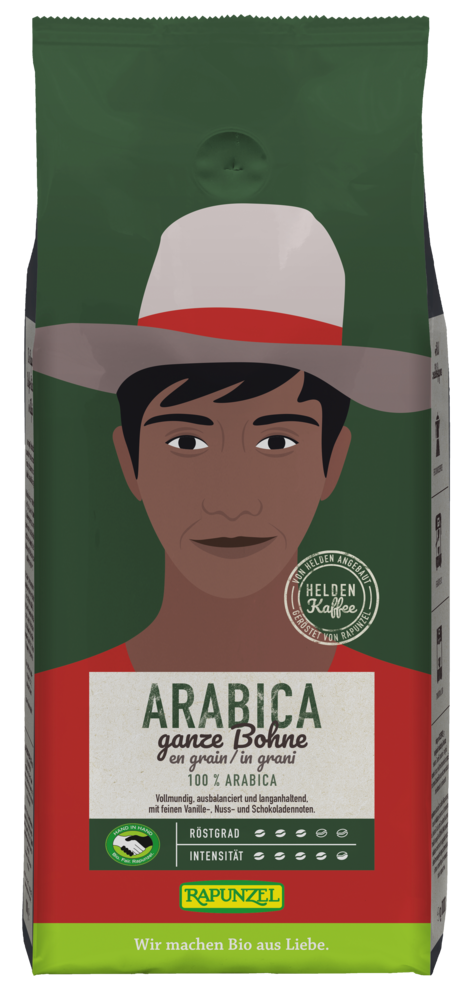 Heldenkaffee Arabica Bohne