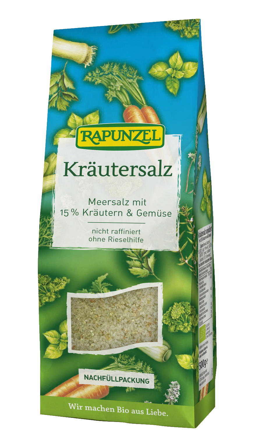 Kräutersalz mit 15% Kräutern und Gemüse