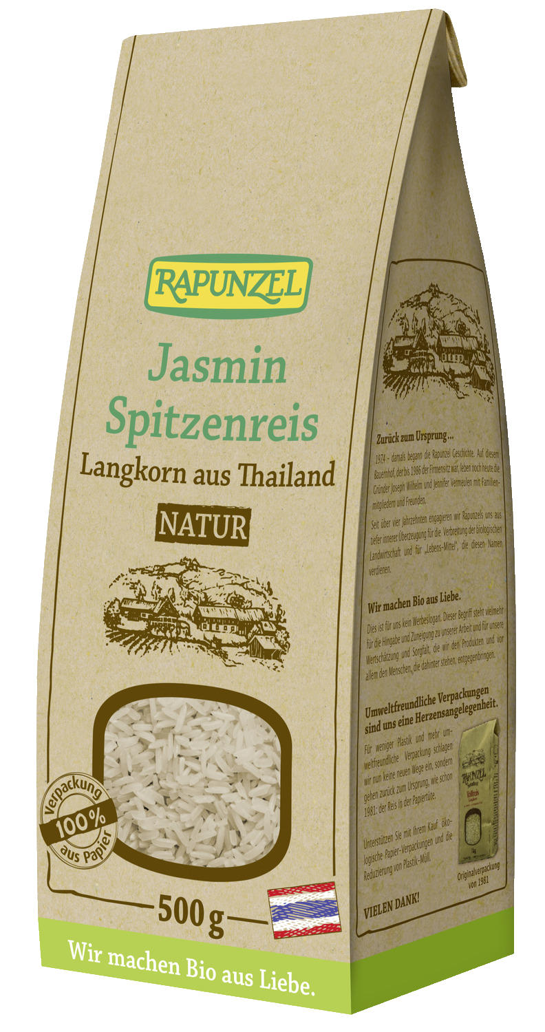 Jasmin Spitzenreis Langkorn natur / Vollkorn