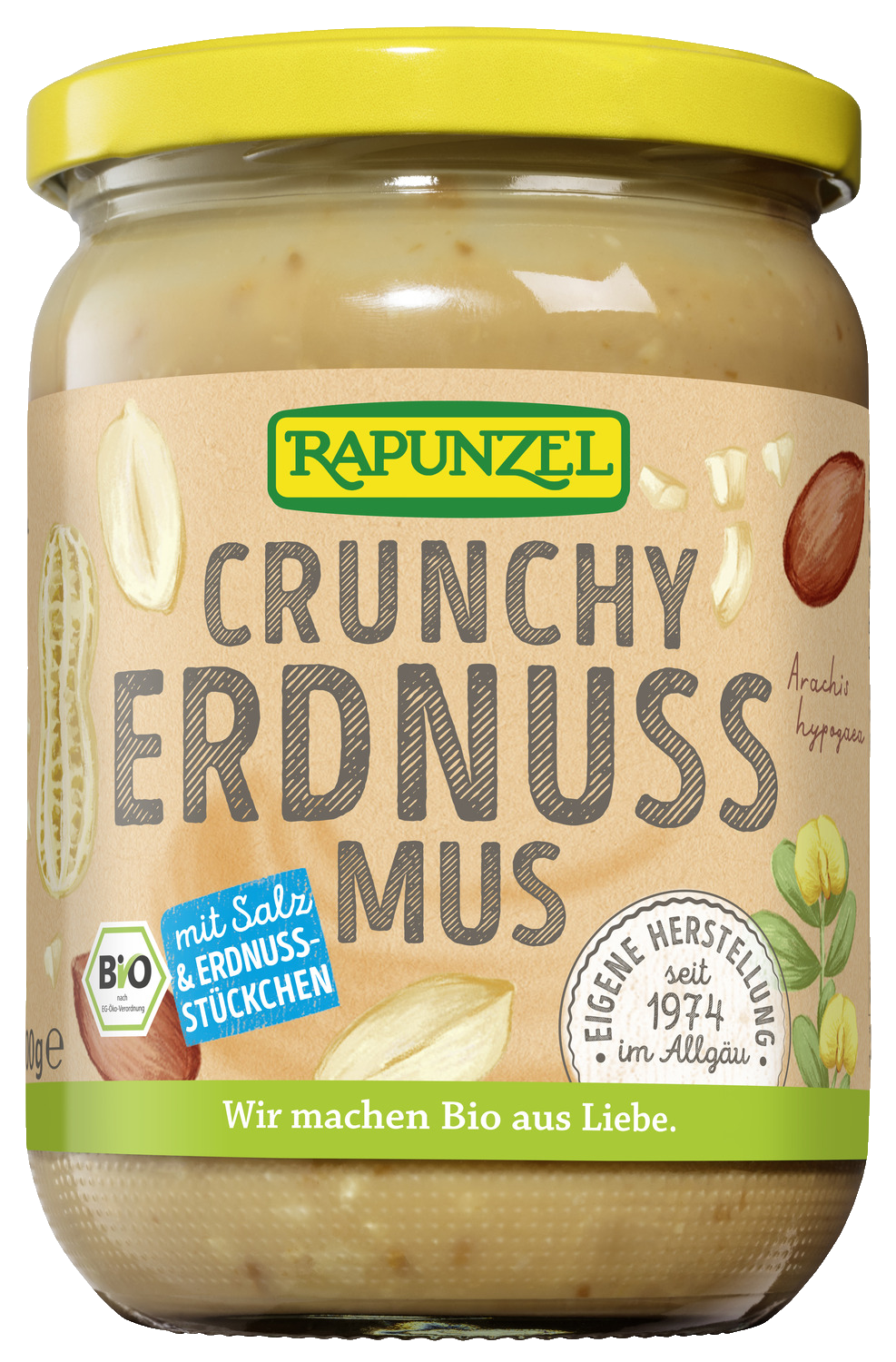 Erdnussmus Crunchy mit Salz