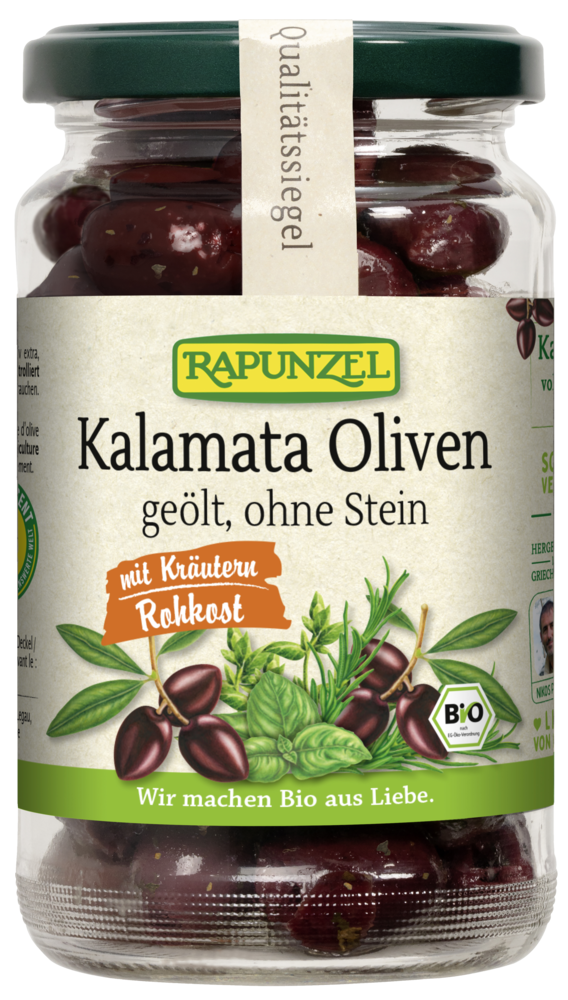 Oliven Kalamata mit Kräutern