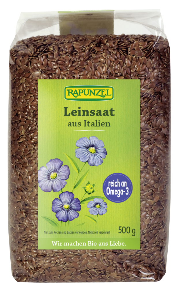 Leinsaat braun