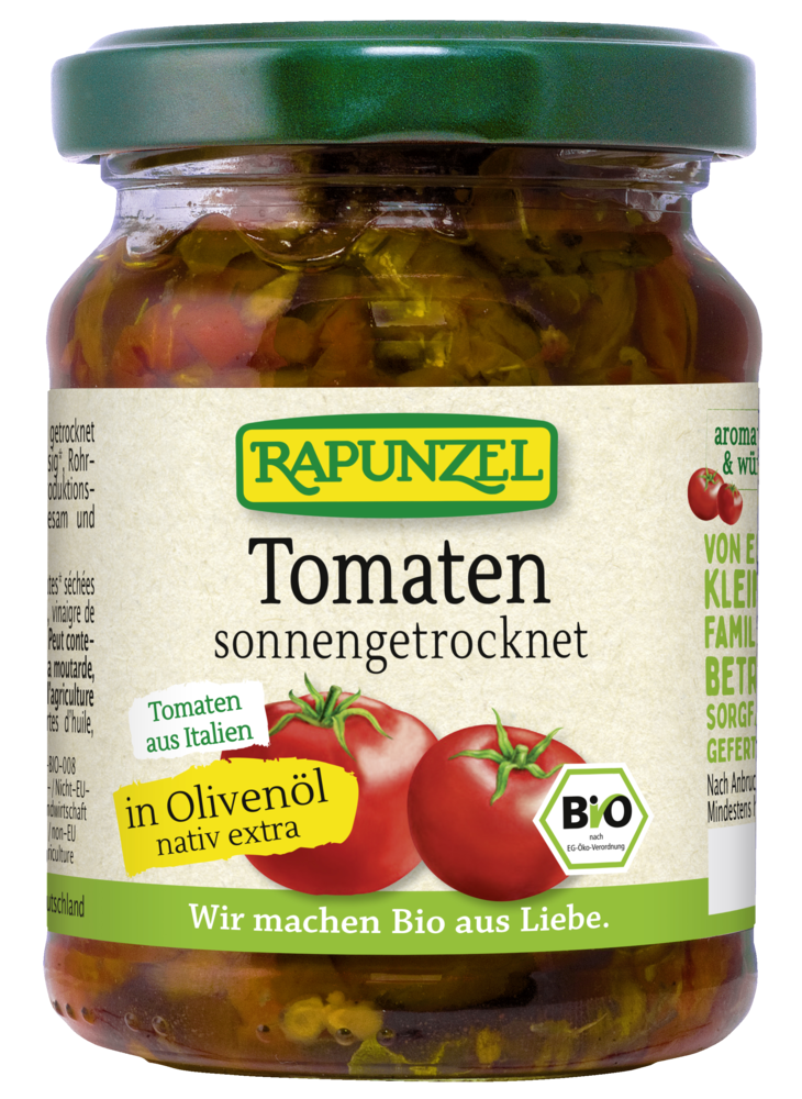 Tomaten getrocknet in Olivenöl, aromatisch-würzig