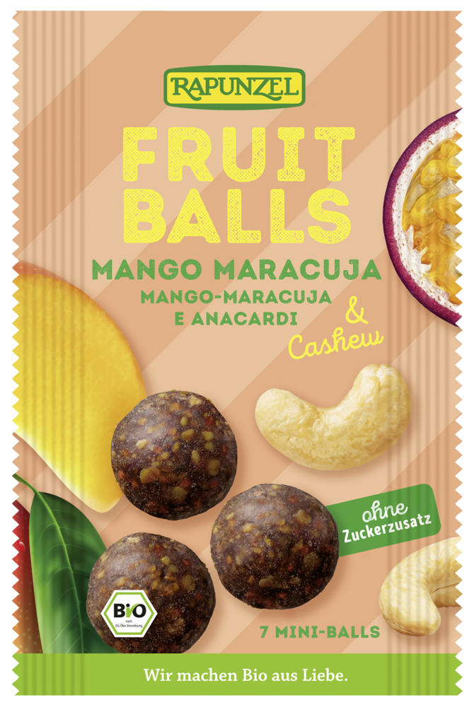 Fruit-Balls Mango-Maracuja