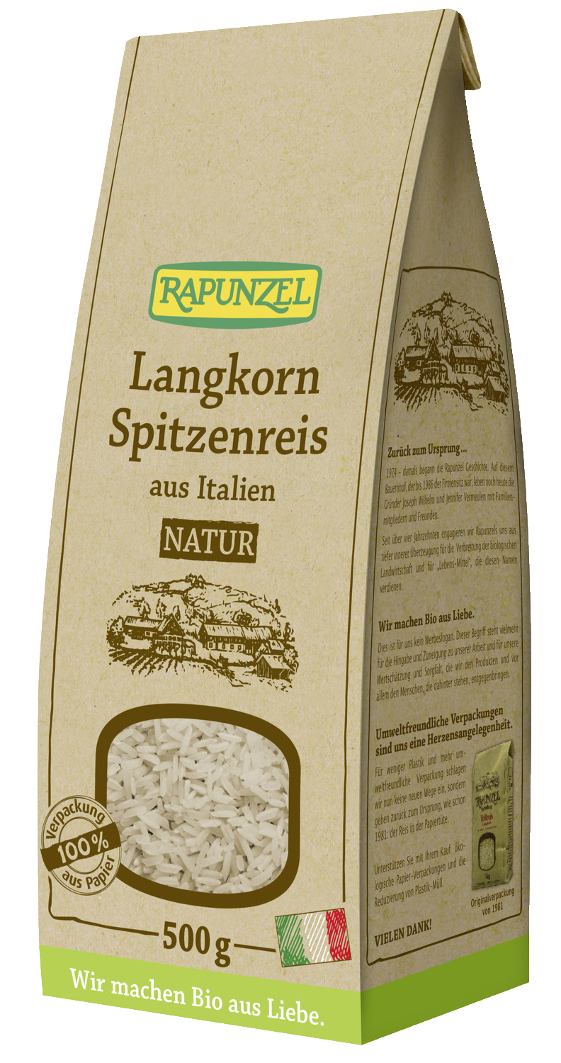 Langkorn Spitzenreis natur / Vollkorn