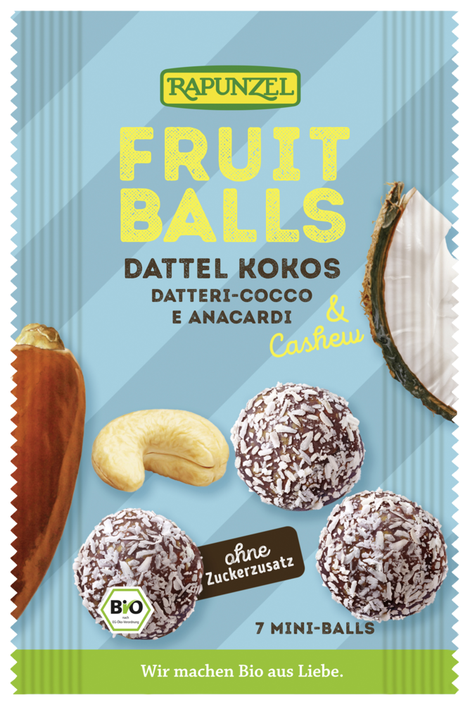 Fruit-Balls Dattel-Kokos & Cashew
