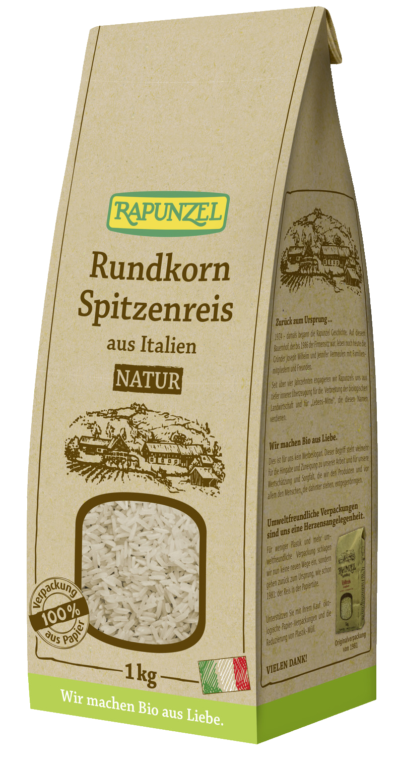 Rundkorn Spitzenreis natur / Vollkorn