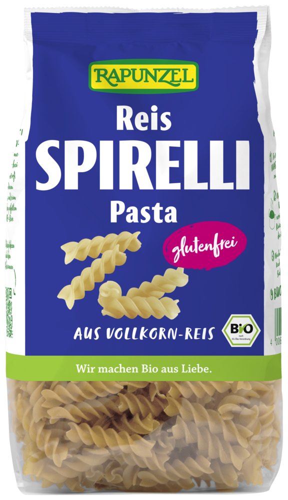 Reis-Spirelli Getreidespezialität aus Vollkorn-Reis