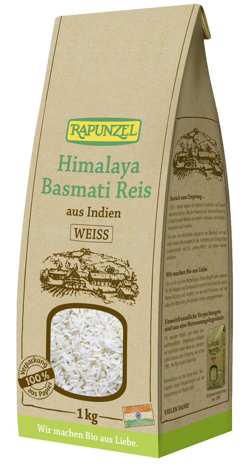 Himalaya Basmati Reis weiß