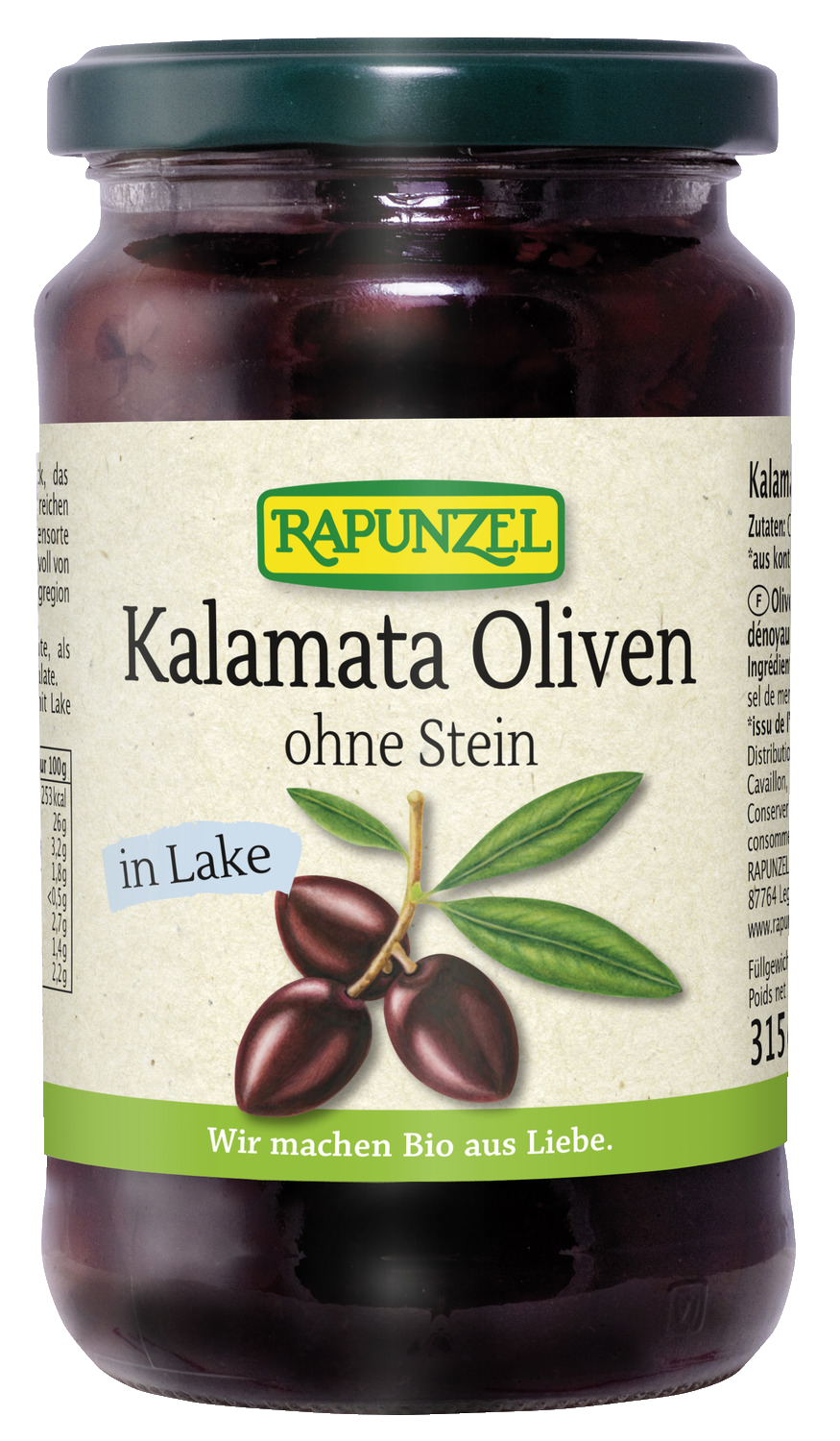 Oliven Kalamata violett, ohne Stein in Lake