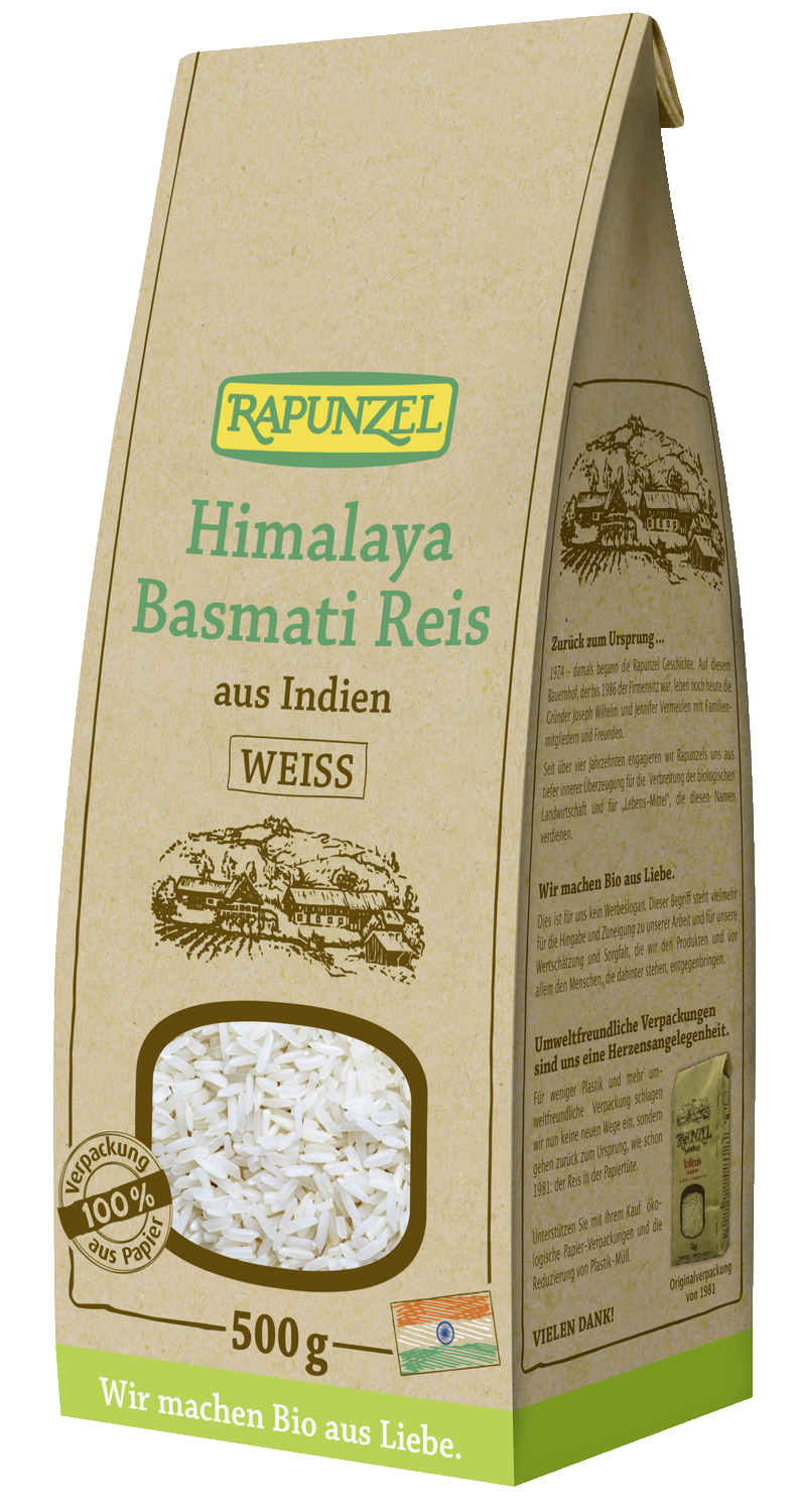 Himalaya Basmati Reis weiß