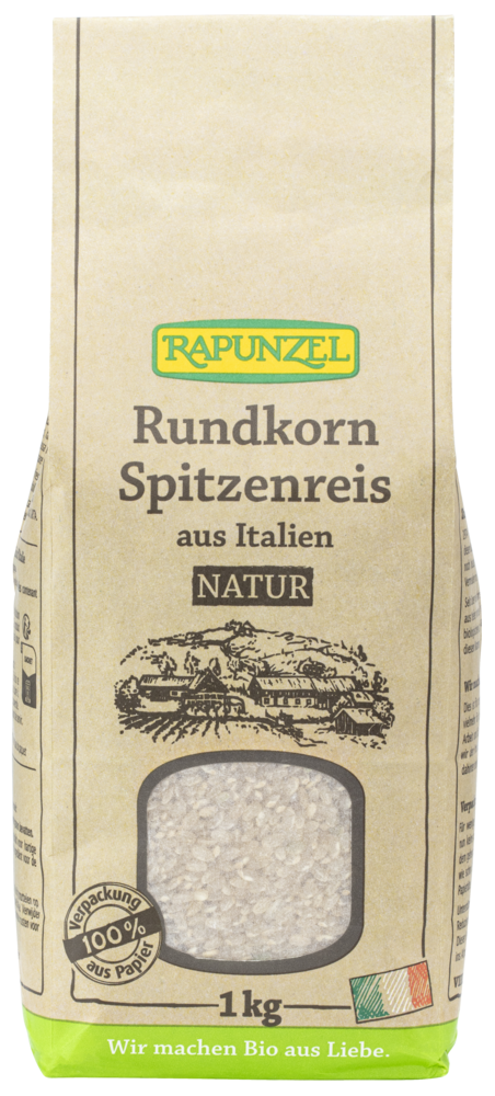 Rundkorn Spitzenreis natur / Vollkorn
