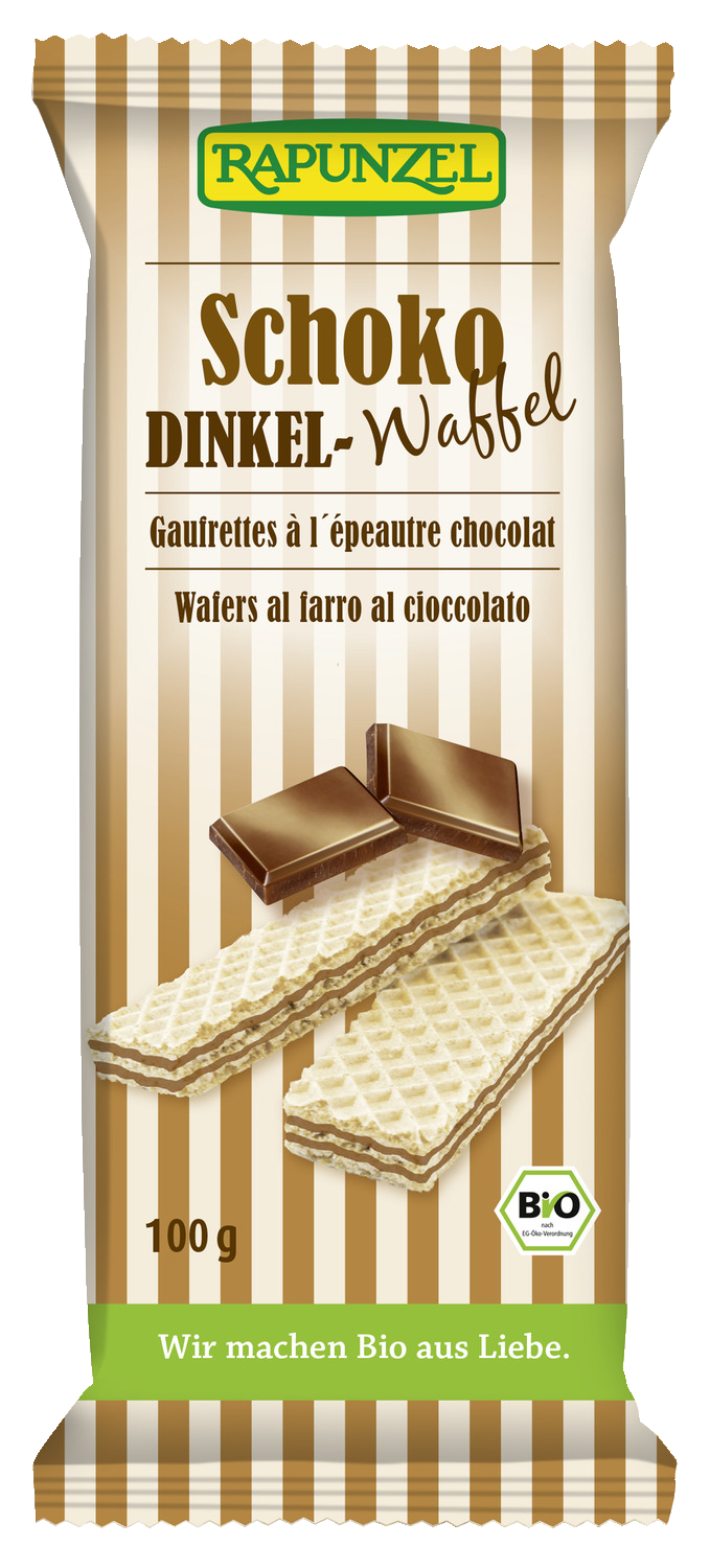 Dinkel-Waffeln Schoko