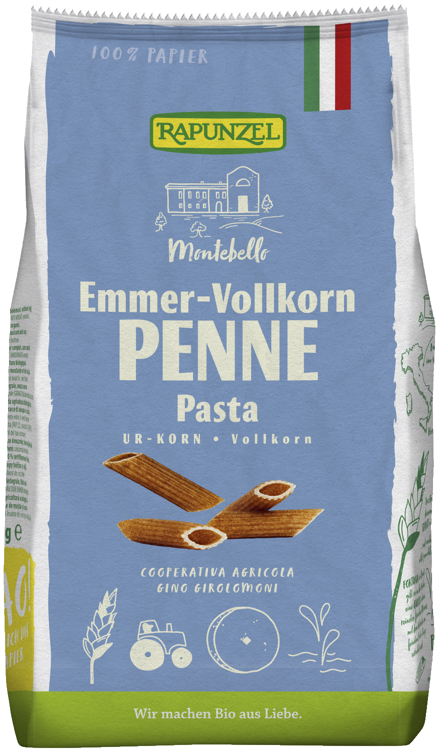 Emmer-Penne Vollkorn