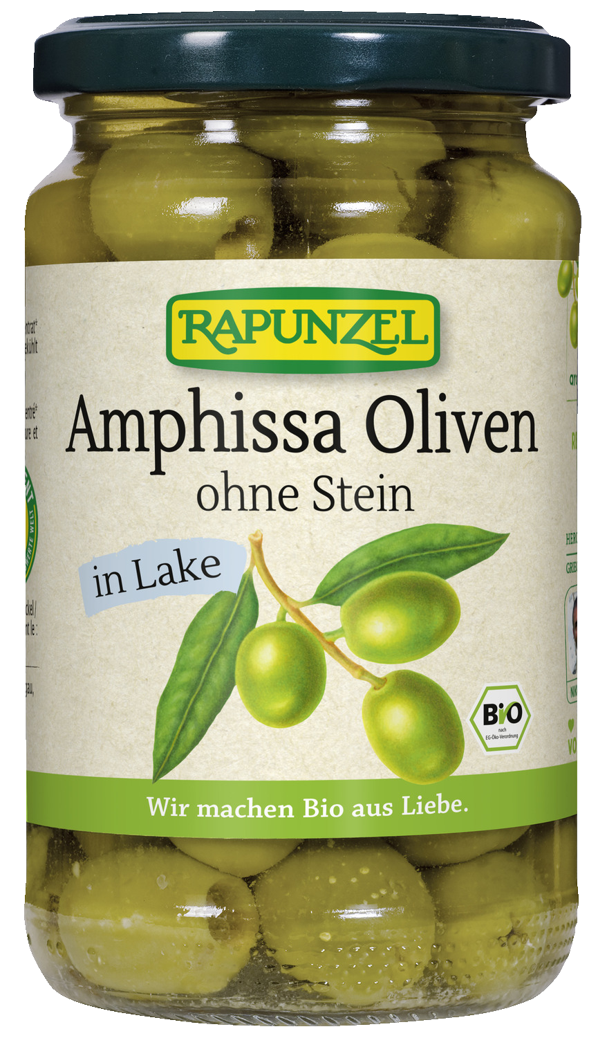 Oliven Amphissa grün, ohne Stein in Lake