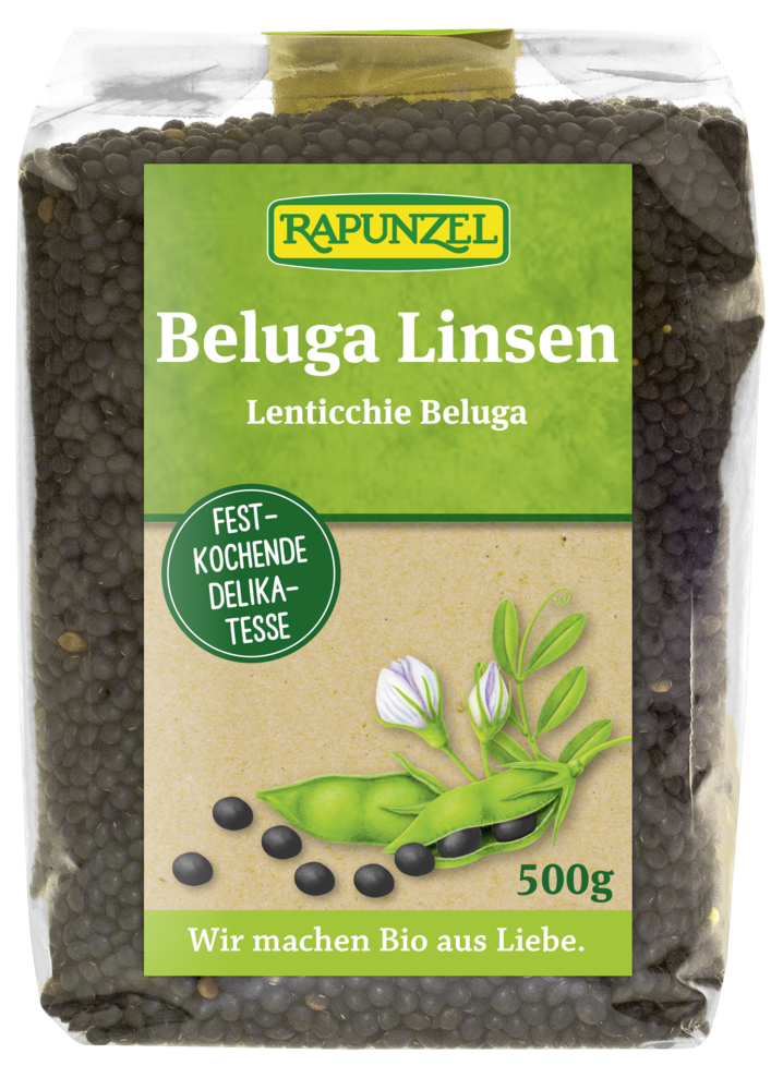 Beluga Linsen schwarz