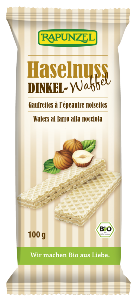 Dinkel-Waffeln Haselnuss