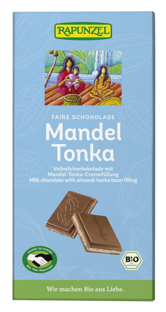 Vollmilch Schokolade Mandel-Tonka