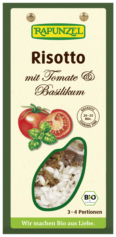 Risotto mit Tomaten & Basilikum