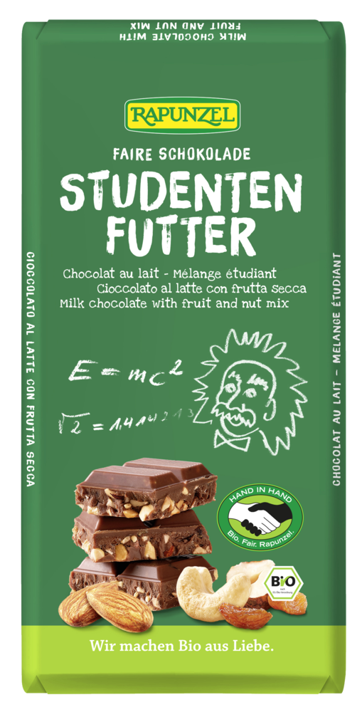 Vollmilch Schokolade Studentenfutter
