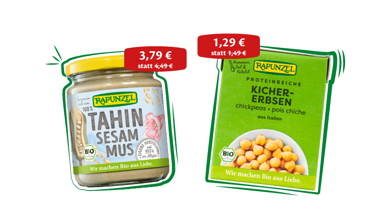 Rapunzel Tahin und Kichererbsen im Tetra-Pack