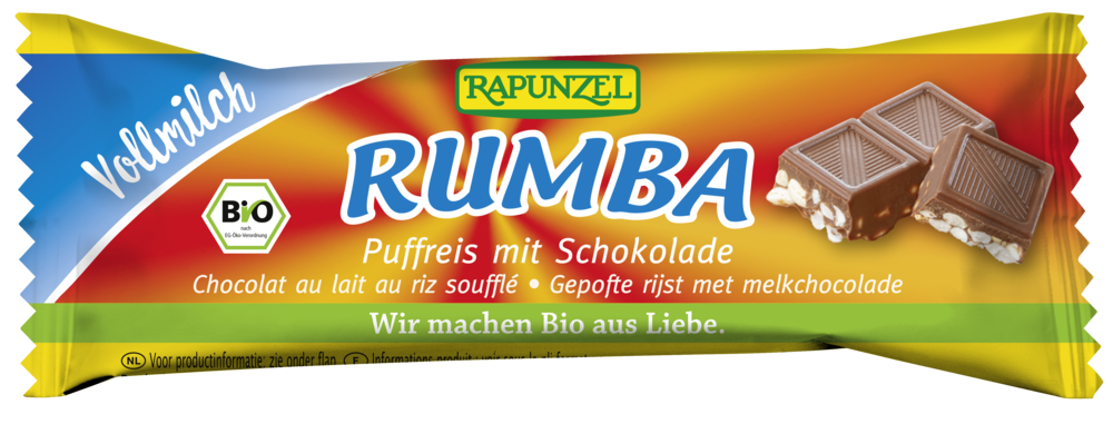 Rumba Puffreisriegel Vollmilch