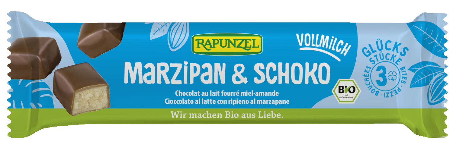 Glücksstücke Marzipan & Schoko Vollmilch