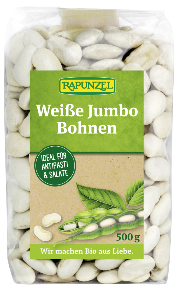 Jumbo-Bohnen weiß