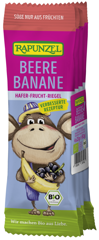 Kinder Hafer-Frucht-Riegel Beere-Banane