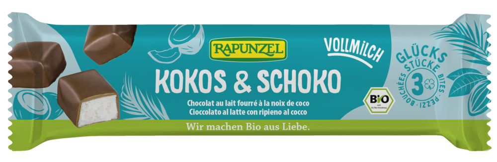 Glücksstücke Kokos & Schoko Vollmilch