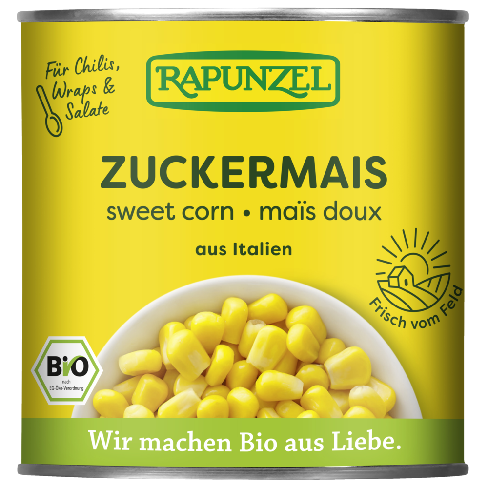 Zuckermais in der Dose