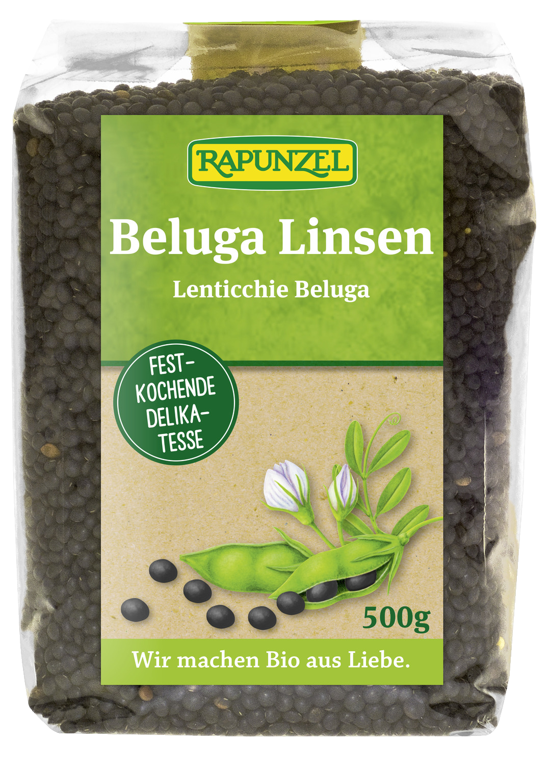 Beluga Linsen schwarz