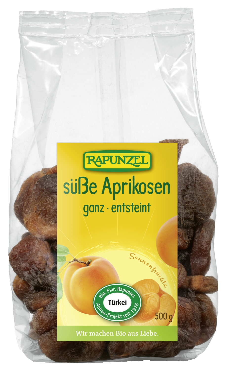 Aprikosen süß, ganz, entsteint