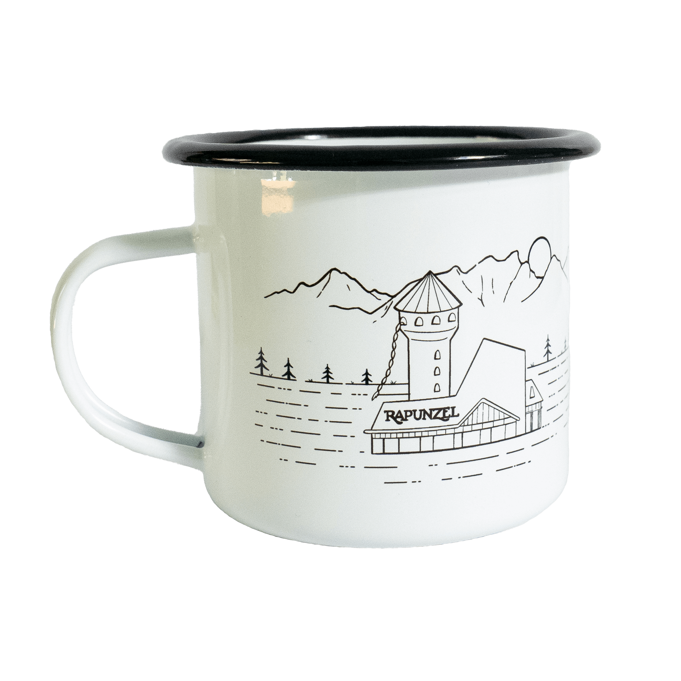 Retro Tasse Allgäu-Motiv
