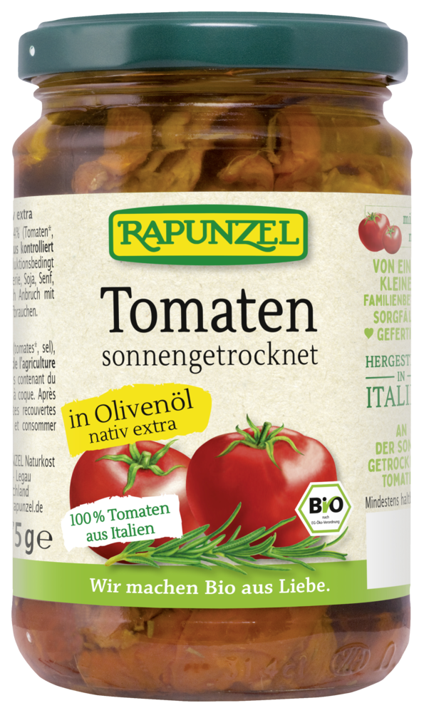 Tomaten getrocknet in Olivenöl, mild-würzig