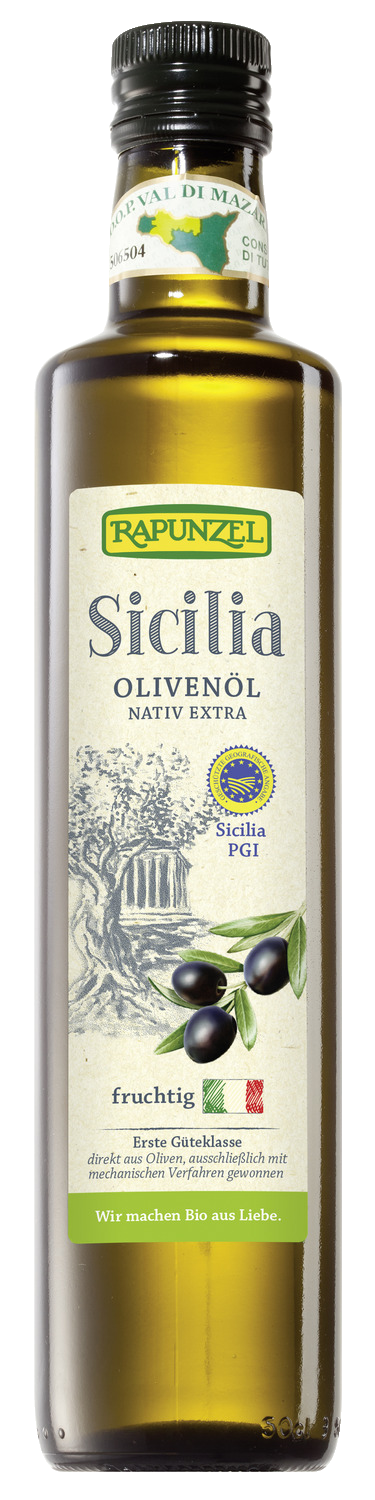 Olivenöl Sicilia P.G.I., nativ extra