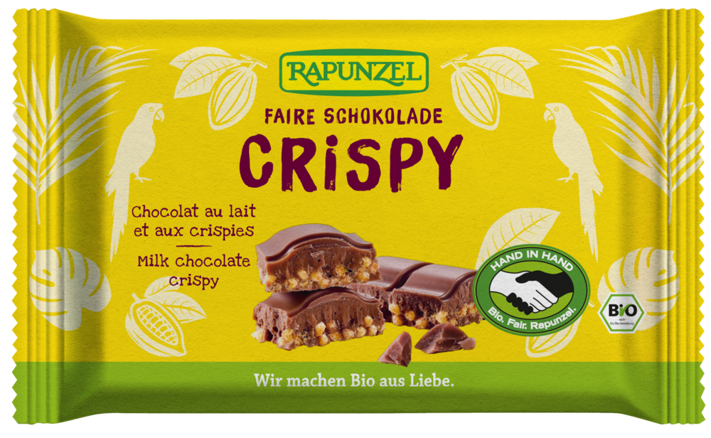 Vollmilch Schokolade Crispy