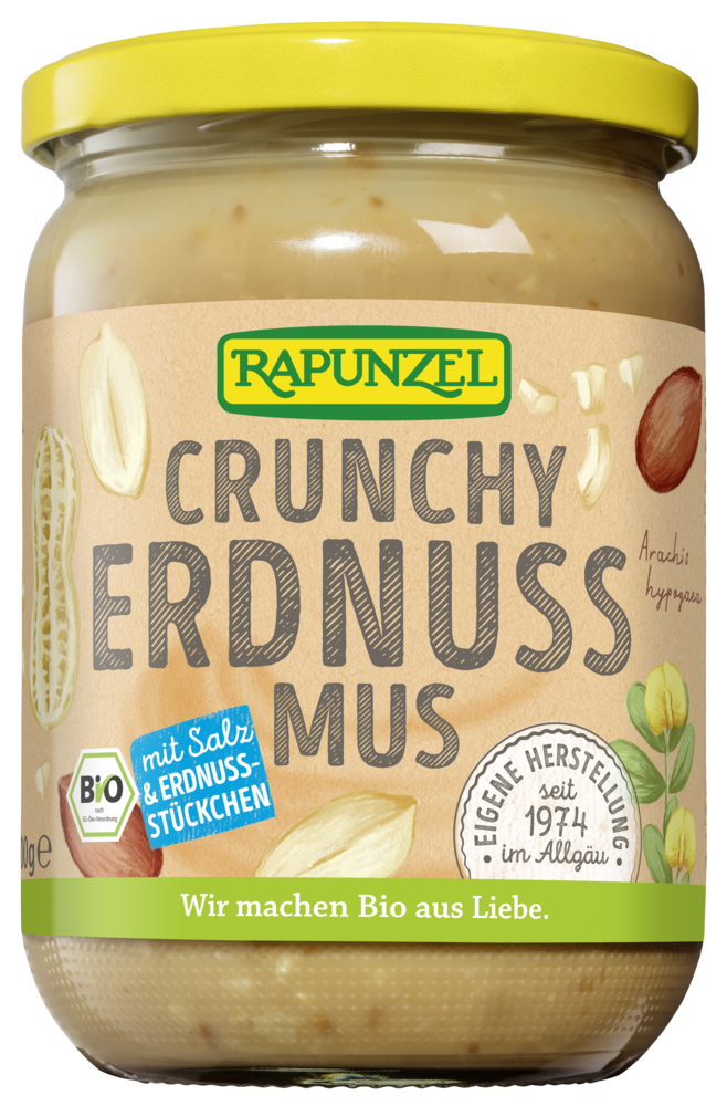 Erdnussmus Crunchy mit Salz