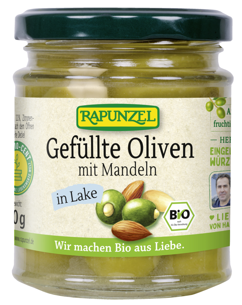 Gefüllte Oliven mit Mandeln