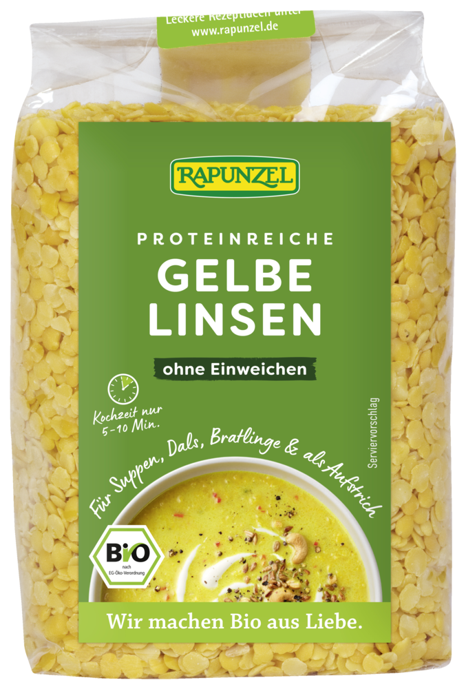 Linsen gelb