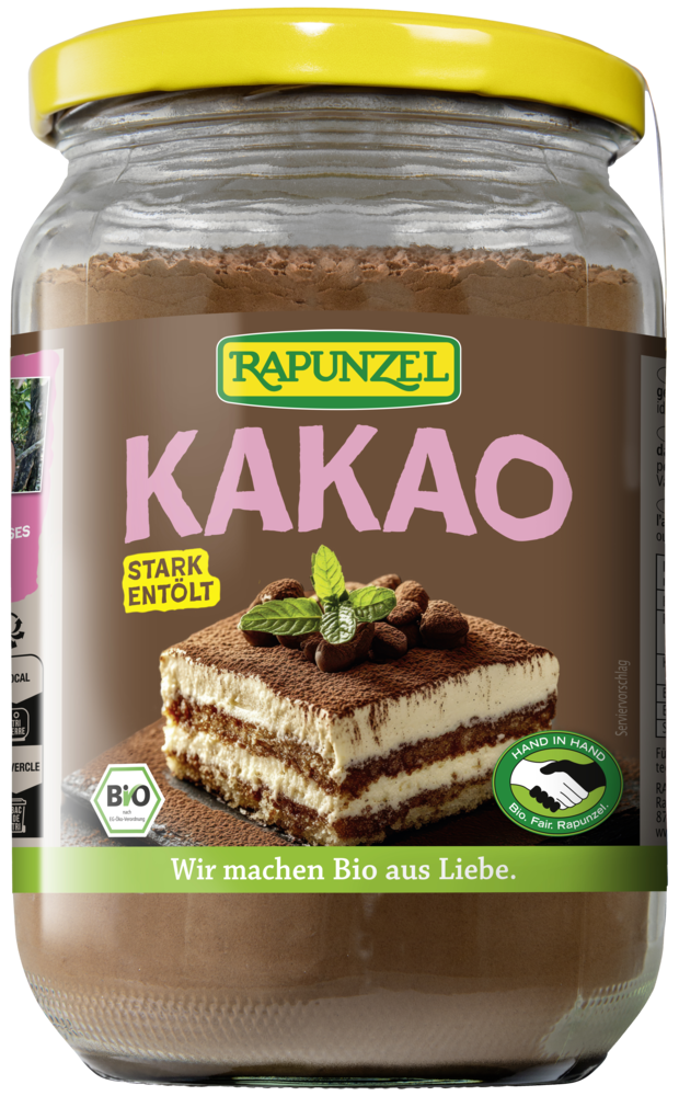 Kakaopulver stark entölt