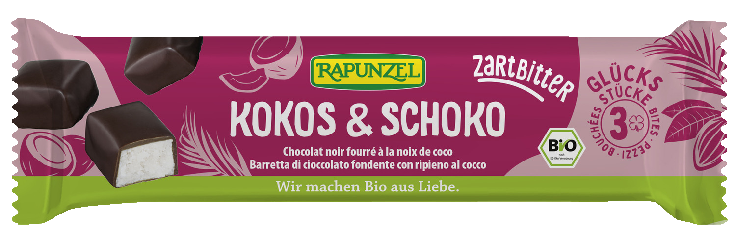 Glücksstücke Kokos & Schoko Zartbitter