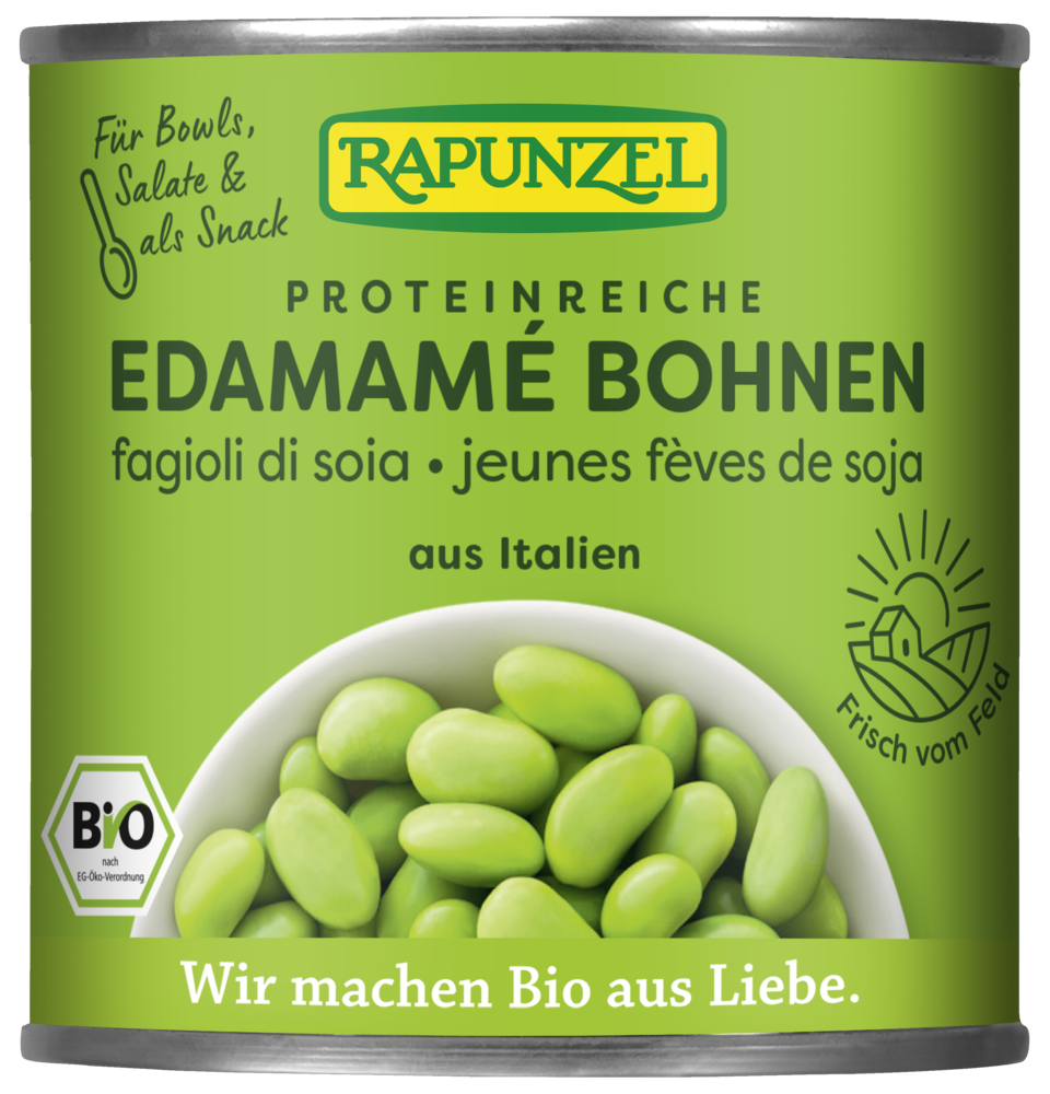 Sojabohnen Edamame@@@Dose