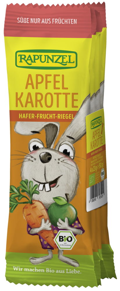 Kinder Hafer-Frucht- Gemüseriegel Apfel-Karotte