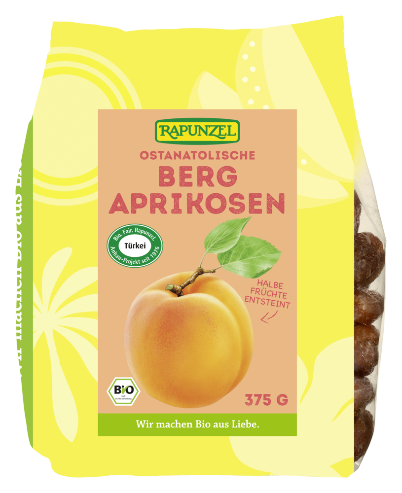 ostanatolische Berg-Aprikosen, halb, entsteint, 375 g